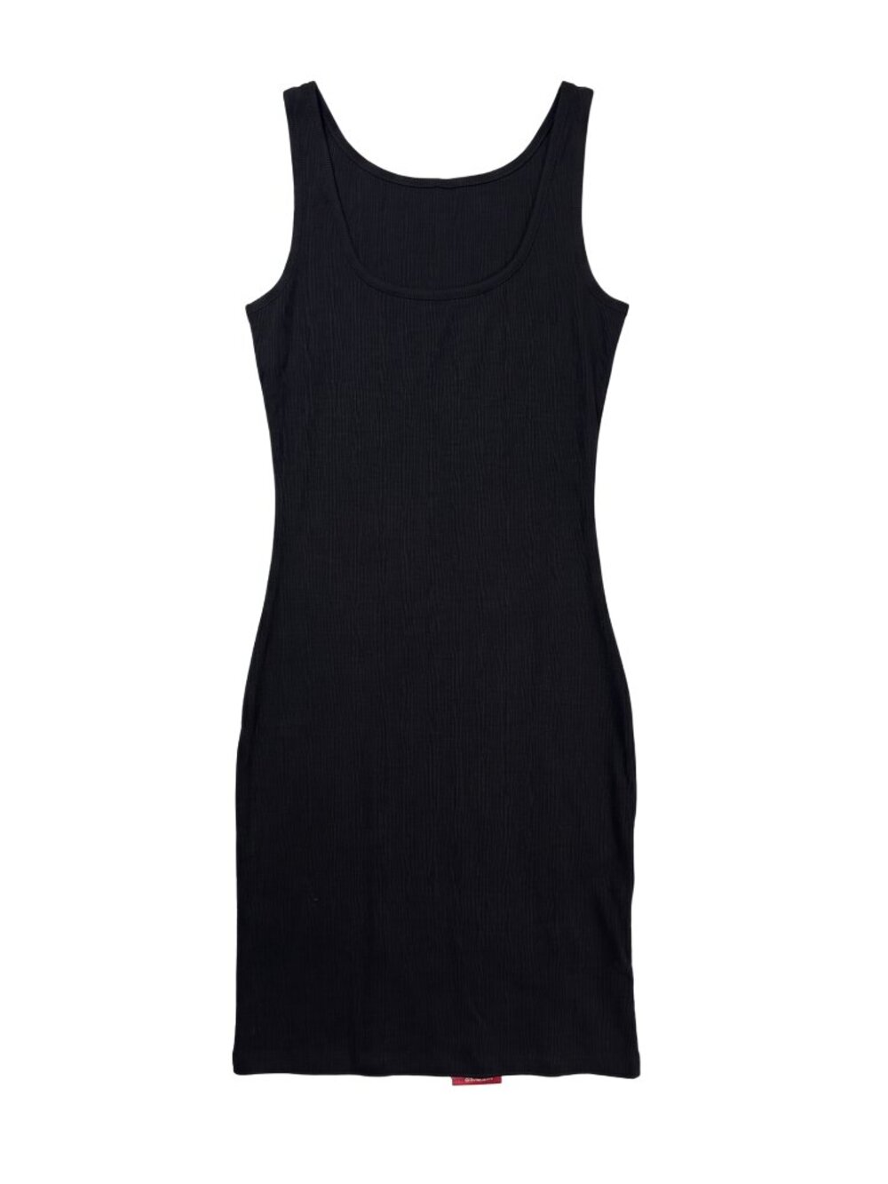 NWT | PUMIEY Black Ribbed Scoop Neck Sleeveless Bodycon Dress Medium